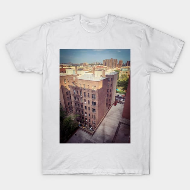 Harlem Buildings Yankee Stadium Bronx T-Shirt by eleonoraingrid